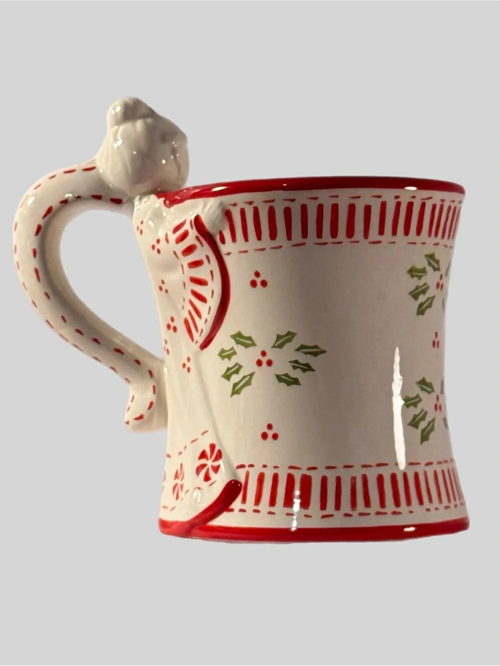 Temp-Tations by Tara Peppermint Angel Mug Ceramic 12oz Christmas Coffee Cup EUC